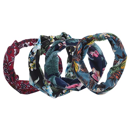 OSOLADY 4stücke Sportliche Kopfband Für Herren Und Damen Multifunktionale Schweißbänder Aus Elastischem Material Für Yoga Fitness Laufen Und Mehr Absorbieren Schweiß Und Halten Haare von OSOLADY