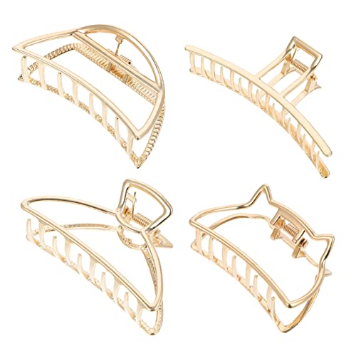 OSOLADY 4stücke Haarklammer Metall -legierung Haar Klaue Clip Haar Zähne Klemme Pferdeschwanz Halter Für Frauen OSOLADY 4stücke Haarklammer Metall -legierung Haar Klaue Clip Haar Zähne Klemme Pferdeschwanz Halter Für Frauen von OSOLADY