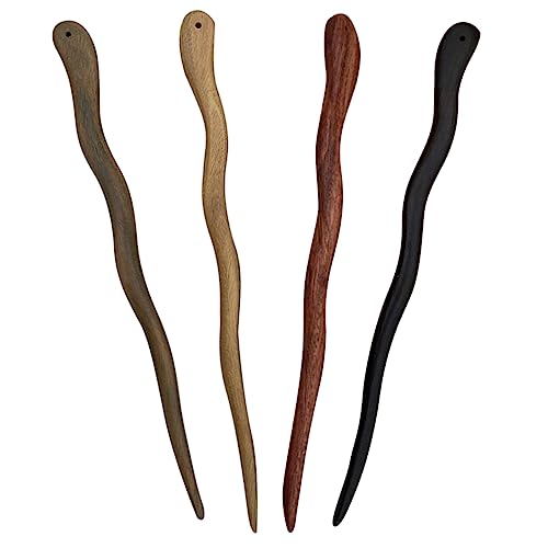 OSOLADY 4stücke Holz-haarstäbchen Dekorative Haarnadeln Für Chignon Handgefertigte Chinesische Haarschmuck Natur Für Frauen Für Verschiedene Frisuren OSOLADY 4stücke Holz-haarstäbchen Dekorative Haarnadeln Für Chignon Handgefertigte Chinesische Haarschmuck Natur Für Frauen Für Verschiedene Frisuren von OSOLADY