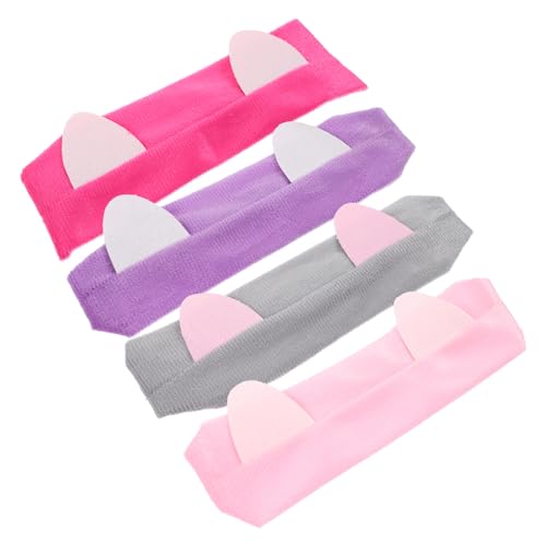 OSOLADY 4stücke Katzenohren Haarbänder Teiliges Makeup-haarband Mit Niedlichen Katzenohren Für Partys Yoga Spa Und Mehr Elastisch Und Atmungsaktiv Hält Die Haare Beim Waschen Und OSOLADY 4stücke Katzenohren Haarbänder Teiliges Makeup-haarband Mit Niedlichen Katzenohren Für Partys Yoga Spa Und Mehr Elastisch Und Atmungsaktiv Hält Die Haare Beim Waschen Und von OSOLADY