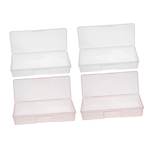 OSOLADY 4stücke Maniküre Werkzeugboxen Für Nailart-tools Tragbar Und Langlebig Als Organizer Für -zubehör Und Salongebrauch von OSOLADY