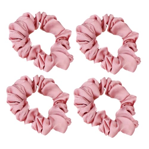 OSOLADY 4stücke Seidensatin Haargummis Für Frauen Elastische Scrunchies Für Dickes Haar Für Pferdeschwanz Und Dutt Vielseitig Einsetzbar Für Jeden Anlass Und Outfit von OSOLADY