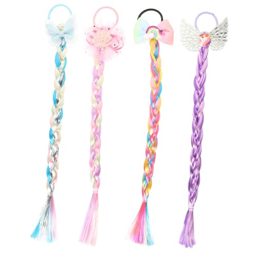 OSOLADY 4stücke Teiliges Farbige Haarbänder Für Mädchen Elastische Haargummis Mit Bunten Zöpfen Perfektes Haaraccessoire Für Partys Einkäufe Und Freizeitaktivitäten Stilvoll Und OSOLADY 4stücke Teiliges Farbige Haarbänder Für Mädchen Elastische Haargummis Mit Bunten Zöpfen Perfektes Haaraccessoire Für Partys Einkäufe Und Freizeitaktivitäten Stilvoll Und von OSOLADY