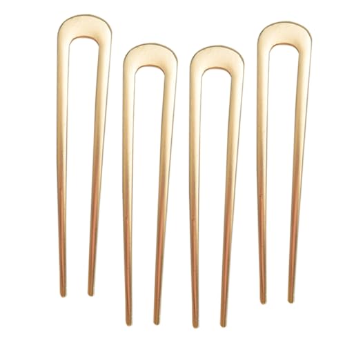 OSOLADY 4stücke U-förmige Haarnadeln Für Frauen Vintage Dekorative Haarnadeln Elegante Haaraccessoires Für Hochzeiten Und Besondere Anlässe von OSOLADY