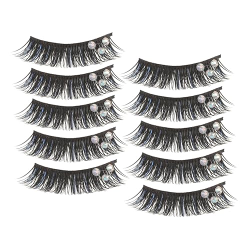 OSOLADY 5paare Natürliche Flauschige Künstliche Wimpernverlängerungen Für Damen Make-up Zubehör Leicht Anzuwendende Wimpern Extensions Für Alltag Und Party von OSOLADY