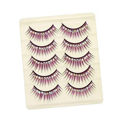 OSOLADY 5 Paar Übertriebene Bühnenwimpern Cosplay Wimpern Damen Make Up Wimpern für Partys und Kostüme OSOLADY 5 Paar Übertriebene Bühnenwimpern Cosplay Wimpern Damen Make Up Wimpern für Partys und Kostüme von OSOLADY