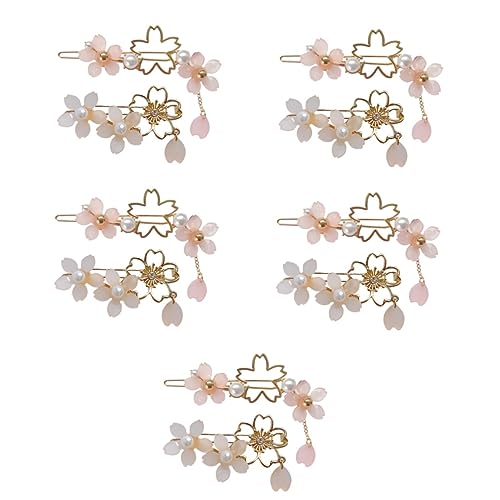 OSOLADY 5 Sets Japanische Kirsche Pin Blume Clip Haar Zubehör Für Frauen Dekorative Kirschblüte Ornament 2 Stücke * 5 OSOLADY 5 Sets Japanische Kirsche Pin Blume Clip Haar Zubehör Für Frauen Dekorative Kirschblüte Ornament 2 Stücke * 5 von OSOLADY