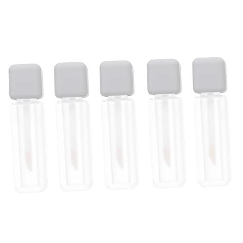 OSOLADY 5 Stücke 6ml Kompakte Lip Gloss Röhrchen Einfache DIY Lippe Farbe Flaschen Lip Glazes Röhrchen von OSOLADY