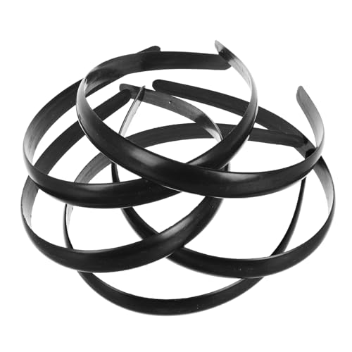OSOLADY 50 Stück Schwarze Haarbänder Einfache Zahnlose Haarreifen für Haaraccessoires von OSOLADY