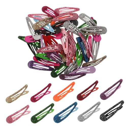 OSOLADY 50Stücke Glitzer Haarspangen Farben Wasserfall Snap Clips für und Mädchen Praktische Haaraccessoires für OSOLADY 50Stücke Glitzer Haarspangen Farben Wasserfall Snap Clips für und Mädchen Praktische Haaraccessoires für von OSOLADY