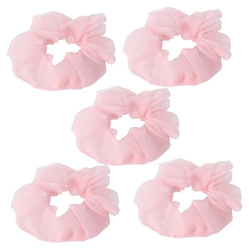 OSOLADY 5 Stück Haargummis Garn Elastische Pferdeschwanzhalter Für Damen Bunte Haarseile Für Dickes Haar Boho Stil Haaraccessoires Für Freizeit Und Alltag von OSOLADY