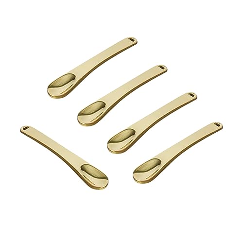 OSOLADY 5stücke Mini Makeup Löffel Metall Spatel Für Gesichtsmaske Hautpflege Und Kosmetik Zum Mischen Auftragen Und Testen Von Lotionen Und Cremes von OSOLADY
