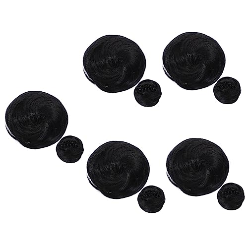 OSOLADY 5stücke Fake Bun Haarteil Für Damen Lockige Dutt-haarverlängerung Mit Haarklammer Natürlicher Look Für Hochsteckfrisuren Für Alltag Hochzeit Und Besondere Anlässe OSOLADY 5stücke Fake Bun Haarteil Für Damen Lockige Dutt-haarverlängerung Mit Haarklammer Natürlicher Look Für Hochsteckfrisuren Für Alltag Hochzeit Und Besondere Anlässe von OSOLADY