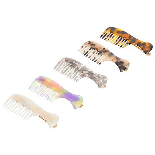 OSOLADY 5stücke Kreative Haarklammern Aus Harz Hübsche Haarnadeln Verschiedenen Farben Stilvolle Haaraccessoires Für Und Mädchen Für Alltag Und Besondere Anlässe von OSOLADY
