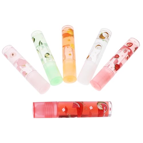 OSOLADY 6 Stück Fruchtgeschmack Lippenpomade Transparenter Lippenschutz Feuchtigkeitsspendender Lipgloss für Damen und Herren für Trockene Lippen Pflegendes Lippenpflege OSOLADY 6 Stück Fruchtgeschmack Lippenpomade Transparenter Lippenschutz Feuchtigkeitsspendender Lipgloss für Damen und Herren für Trockene Lippen Pflegendes Lippenpflege von OSOLADY