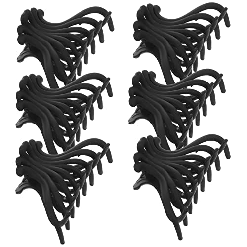 OSOLADY 6 Stück Jumbo Haarklammern für Damen Große Rutschfeste Haarklammern aus Acryl für Dickes Haar Haar Accessoires für Make Up und Sport von OSOLADY