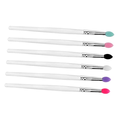 OSOLADY 6 Stück Lidschatten Pinsel Make-up Pinsel Make-up-lidschatten Mischen Gesicht Lidschatten-make-up-pinsel Tool Zum Auftragen Von Lidschatten Lidschattenpinsel Für Make-up Kieselgel von OSOLADY