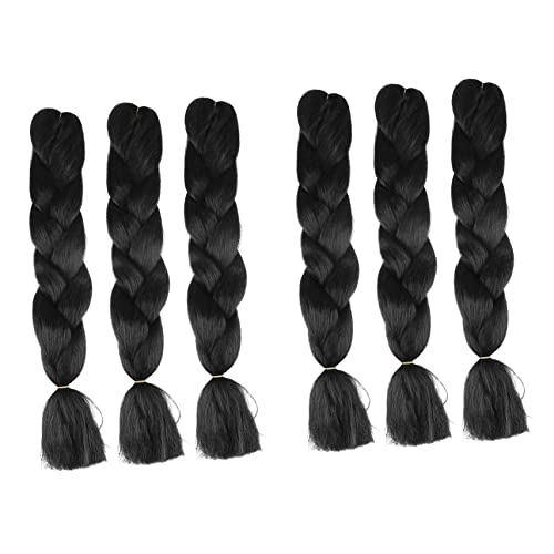 OSOLADY 6 Stück Teiliges Afrikanische Haarflechten Synthetische Haarverlängerungen für Damen Natürliches Aussehen für Alltag Partys und Besondere Anlässe OSOLADY 6 Stück Teiliges Afrikanische Haarflechten Synthetische Haarverlängerungen für Damen Natürliches Aussehen für Alltag Partys und Besondere Anlässe von OSOLADY