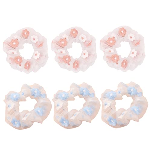 OSOLADY 6 Stück Teiliges Süßer Blumen Haargummis aus Tüll für Mädchen Haarbänder Frisuren für für Alltag und Stilvolle Outfits OSOLADY 6 Stück Teiliges Süßer Blumen Haargummis aus Tüll für Mädchen Haarbänder Frisuren für für Alltag und Stilvolle Outfits von OSOLADY