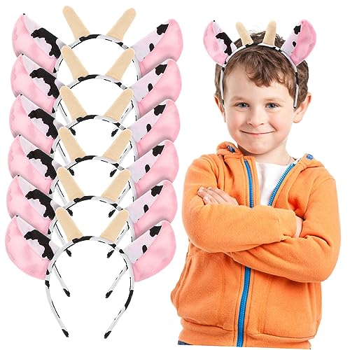 OSOLADY 6 Stück Plüsch-stirnbänder Mit Tierdesign Haarreifen Für Jungen Und Mädchen Cartoons Party Cosplay Foto-requisite Für Erwachsene Jungen Und Mädchen Tragbar von OSOLADY