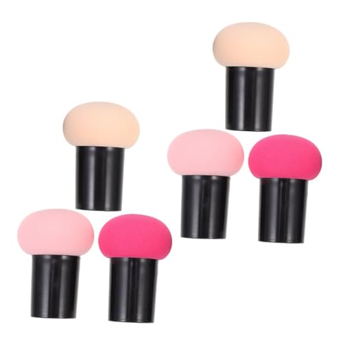 OSOLADY 6-teiliges Dual-use-foundation-puff Mit Pilz – Weiches Make-up-schwamm-set Für Foundation Und Lidschatten von OSOLADY