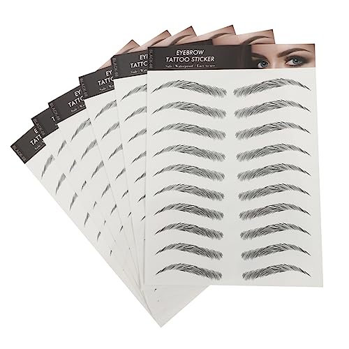 OSOLADY 6Blätter Augenbrauen Aufkleber Temporäre Wasserdichte Augenbrauen Tattoos für Natürliche Looks für Make Up und Schönheitsblogger OSOLADY 6Blätter Augenbrauen Aufkleber Temporäre Wasserdichte Augenbrauen Tattoos für Natürliche Looks für Make Up und Schönheitsblogger von OSOLADY