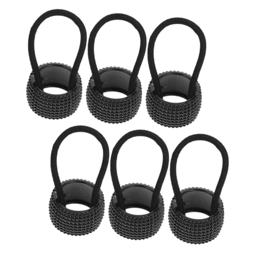 OSOLADY 6stücke Teiliges Ponytail Cuffs Für Dickes Haar Elegante Haarschmuck-ringe Für Hochzeiten Geburtstagsfeiern Und Outdoor-aktivitäten Für Frauen Und Teenager von OSOLADY