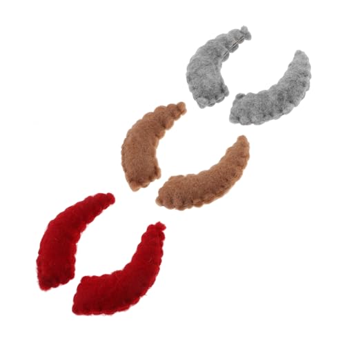 OSOLADY 6St Schmuck aus Kalbshorn Hornschmuck Ochsenhorn Haarclip mit Horn Kopfschmuck Ochsenhörner stirnband DIY material Kopfschmuck DIY Prop Requisiten aus Hornimitat gefühlt OSOLADY 6St Schmuck aus Kalbshorn Hornschmuck Ochsenhorn Haarclip mit Horn Kopfschmuck Ochsenhörner stirnband DIY material Kopfschmuck DIY Prop Requisiten aus Hornimitat gefühlt von OSOLADY