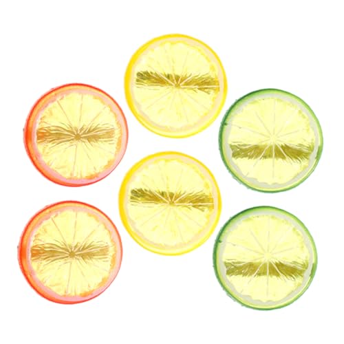 OSOLADY 6stücke Zitronen Haarschmuck Für Damen Kleine Obst-haarnadeln Süße Haarspangen Mit Zitronenscheiben-design Modische Haaraccessoires Für Erwachsene von OSOLADY