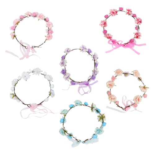 OSOLADY 6Stücke Blumenhaarband Simulation Stirnbänder für Damen Eleganter Haarschmuck für Sommer für Partys und Besondere Anlässe OSOLADY 6Stücke Blumenhaarband Simulation Stirnbänder für Damen Eleganter Haarschmuck für Sommer für Partys und Besondere Anlässe von OSOLADY