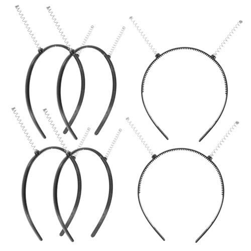 OSOLADY 6Stücke Damen DIY Stirnbänder Haarbänder mit Zähnen Kunststoff Rahmen für Frisuren Leicht und Robust OSOLADY 6Stücke Damen DIY Stirnbänder Haarbänder mit Zähnen Kunststoff Rahmen für Frisuren Leicht und Robust von OSOLADY
