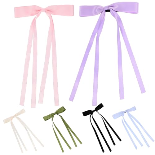 OSOLADY 6Stücke Haarschleifen Clips für und Mädchen Rutschfeste Haarspangen mit Schleifendesign Vielseitig Einsetzbar für Verschiedene Frisuren OSOLADY 6Stücke Haarschleifen Clips für und Mädchen Rutschfeste Haarspangen mit Schleifendesign Vielseitig Einsetzbar für Verschiedene Frisuren von OSOLADY