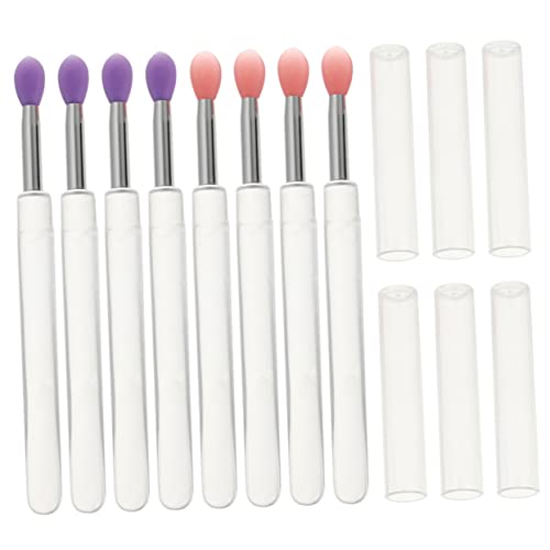 OSOLADY 6Stücke Silikon Lippenbürsten mit Kappen Lidschatten Applikatoren für Lippenmaske und Lipgloss Transparentes Design für Zuhause und Profis OSOLADY 6Stücke Silikon Lippenbürsten mit Kappen Lidschatten Applikatoren für Lippenmaske und Lipgloss Transparentes Design für Zuhause und Profis von OSOLADY