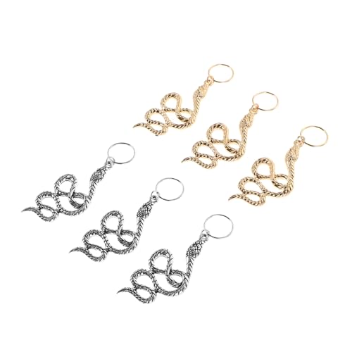 OSOLADY 6stücke Teiliges Von Einzigartigen Schlangenhaarnadeln Für Zöpfe Ethnische Dreadlock Clips Für Frauen Haaraccessoires Für Partys Und Halloween von OSOLADY