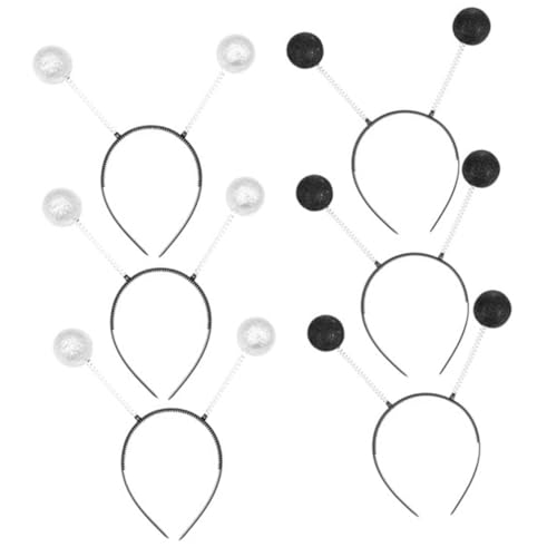 OSOLADY 6stücke Glitzernde Haarreifen Mit Kugeldesign Und Erwachsene Strapazierfähiges Leichtes Haarschmuck-accessoire Für Partys Cosplay Und Besondere Anlässe von OSOLADY