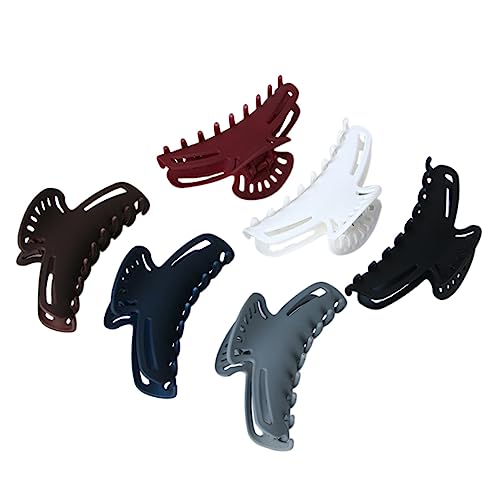 OSOLADY 6stücke Teiliges Haarklammern Aus Kunststoff Rutschfeste Haarspangen Für Damen Für Dickes Und Dünnes Haar Zufälligen Farben Einfach Zu Bedienen Und Stilvoll Für Jeden Anlass von OSOLADY