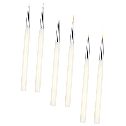 OSOLADY 6stücke Teiliges Nagelkunst Pinselset Für Präzises Nageldesign Dünne Malpinsel Für Maniküre Und Nail Art Für Zuhause Und Nagelstudios Inklusive Striping Pinseln OSOLADY 6stücke Teiliges Nagelkunst Pinselset Für Präzises Nageldesign Dünne Malpinsel Für Maniküre Und Nail Art Für Zuhause Und Nagelstudios Inklusive Striping Pinseln von OSOLADY