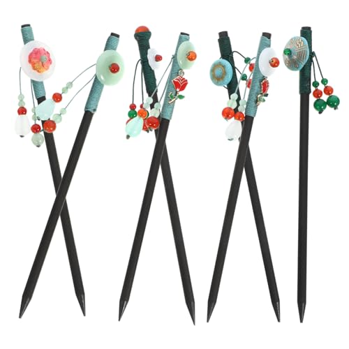 OSOLADY 7 Stück Antike Haarnadel Produkte Für Welliges Haar Haarschmuck Mädchen Seiden-scrunchie Haarklammern Produkte Für Lockiges Haar Haarnadel-stirnband Haarhaube Aus Seide Holz OSOLADY 7 Stück Antike Haarnadel Produkte Für Welliges Haar Haarschmuck Mädchen Seiden-scrunchie Haarklammern Produkte Für Lockiges Haar Haarnadel-stirnband Haarhaube Aus Seide Holz von OSOLADY