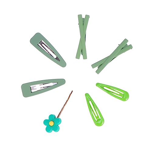 OSOLADY 7Stücke Teiliges Bunte Pins Haarnadeln für Mädchen X Form Haarspangen für für Partys und Alltagskleidung Grün von OSOLADY