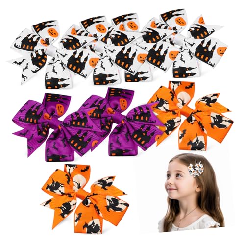 OSOLADY 8 Stk Schleife Haarnadel Haarschleifen Haarspangen Bow Haarschmuck Haarschleifenklammer für Halloween Halloween-Haarspangen Mädchen Haarschleifen Haarspangen für Mädchen Stoff OSOLADY 8 Stk Schleife Haarnadel Haarschleifen Haarspangen Bow Haarschmuck Haarschleifenklammer für Halloween Halloween-Haarspangen Mädchen Haarschleifen Haarspangen für Mädchen Stoff von OSOLADY