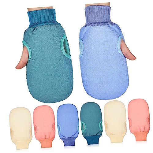 OSOLADY 8Stücke Körperpeeling Exfoliating Fäustlinge für Sanfte Hautreinigung für Damen und Herren zur Entfernung Abgestorbener Haut OSOLADY 8Stücke Körperpeeling Exfoliating Fäustlinge für Sanfte Hautreinigung für Damen und Herren zur Entfernung Abgestorbener Haut von OSOLADY