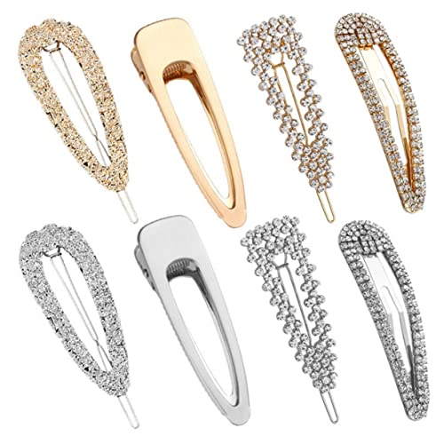 OSOLADY 8stücke Haarklammern Strass Für Frauen Komfortable Haarspangen Anpassbar Glänzende Farben Haarschmuck-accessoire Für Jeden Anlass OSOLADY 8stücke Haarklammern Strass Für Frauen Komfortable Haarspangen Anpassbar Glänzende Farben Haarschmuck-accessoire Für Jeden Anlass von OSOLADY