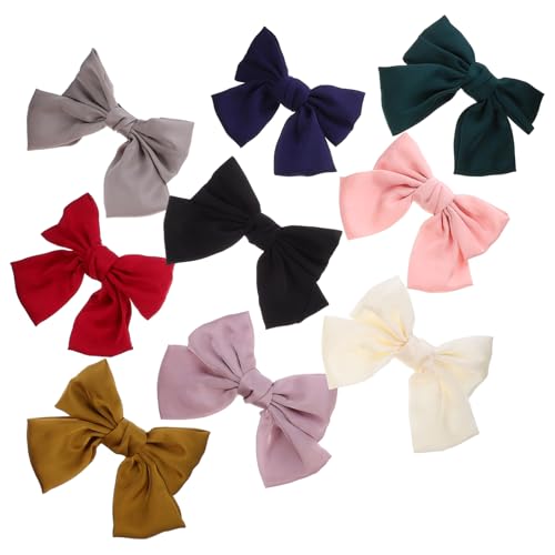 OSOLADY 9 Stück Haarschleifen-clips Top-clip Für Haarspangen Haarspange Stoffschleifen Pferdeschwanz-clips Für Frauen Und Mädchen OSOLADY 9 Stück Haarschleifen-clips Top-clip Für Haarspangen Haarspange Stoffschleifen Pferdeschwanz-clips Für Frauen Und Mädchen von OSOLADY