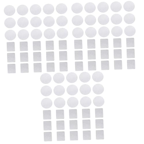 OSOLADY 90stücke Metallaufkleber Für Lidschattenpaletten Leere Magnetpalette Sticker Quadratische Und Runde Form Stark Haftend Langlebig Für Kreative Kosmetikprojekte von OSOLADY