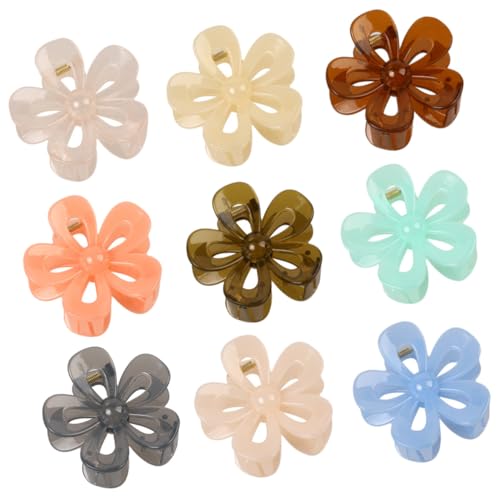 OSOLADY 9Stücke Teiliges Blüten Haarklammern für Damen Farbige Klauenhaarklammern für Hochzeiten und Besondere Anlässe Robust und Langlebig für Haartypen OSOLADY 9Stücke Teiliges Blüten Haarklammern für Damen Farbige Klauenhaarklammern für Hochzeiten und Besondere Anlässe Robust und Langlebig für Haartypen von OSOLADY