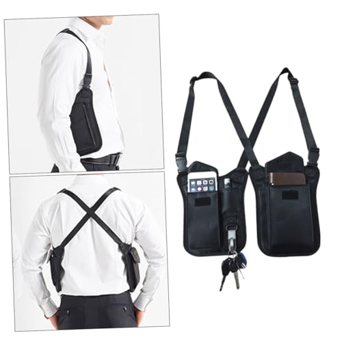 OSOLADY Achselhöhlen Nylon Mehrzweck Diebstahlsichere Schultertasche für Männer und Frauen Versteckt Dem Arm für Schlüssel Kreditkarten und Persönliche von OSOLADY