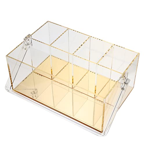 OSOLADY Kosmetik-aufbewahrungsbox Transparent Für Schminktisch Make-up-halter Lippenstifthalter Vanity Organizer Mit Acryl Material Für Badezimmer Schlafzimmer von OSOLADY
