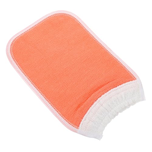 OSOLADY Badehandschuhe Schrubben Badetücher Duschhandschuh Handschuhartige Waschhandtücher Badeschrubber Massagehandschuh Für Den Rücken Grey von OSOLADY