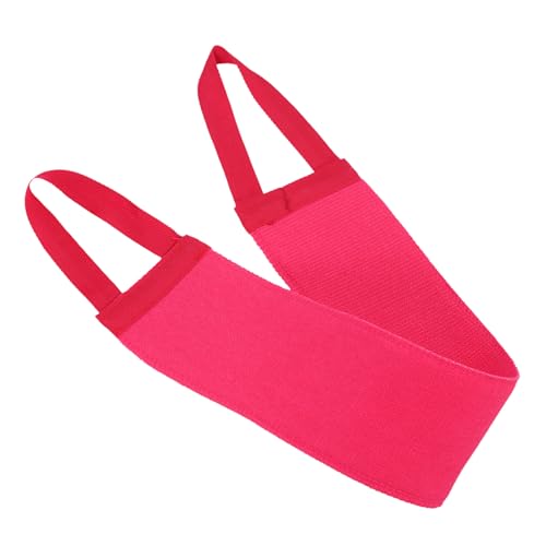 OSOLADY Badetuch double sided brush sabberlack badewannentrockner baddekorationen Duschschrubber Schrubben Körperwäscher Dusch-Rückenwäscher zum Waschen des Körpers Pflanzenfasern Rosy von OSOLADY