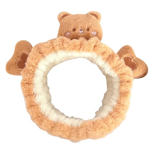 OSOLADY Bärenstirnband für Damen Weiches Makeup Stirnband zum Waschen Gesichts Spa Accessoire für Hautpflege und Maskenanwendung Vielseitig Einsetzbar von OSOLADY